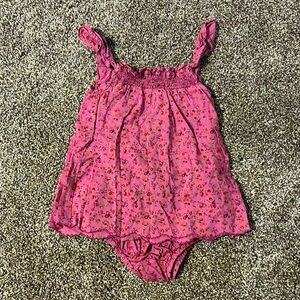 Peek by Little Peanut Pink Floral Summer Set 6-12m